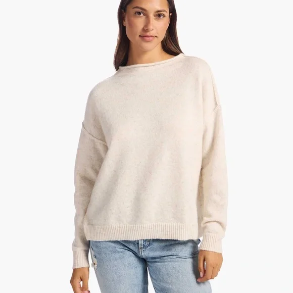 nuuds Cozy Knit Mock Neck Sweater - Picture 1 of 5